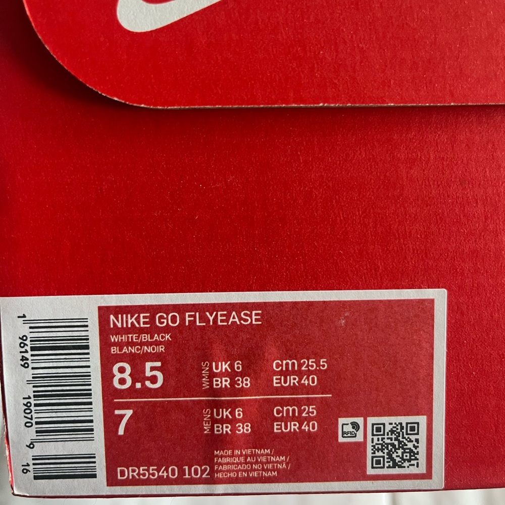 NEW Nike GO FLYEASE White 8.5 - Picture 9 of 9